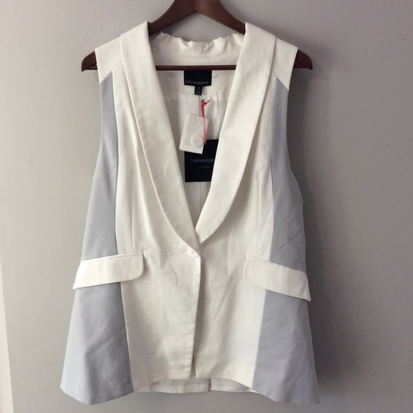 Cynthia Rowley Two Tone Vest - Picture 1 of 3